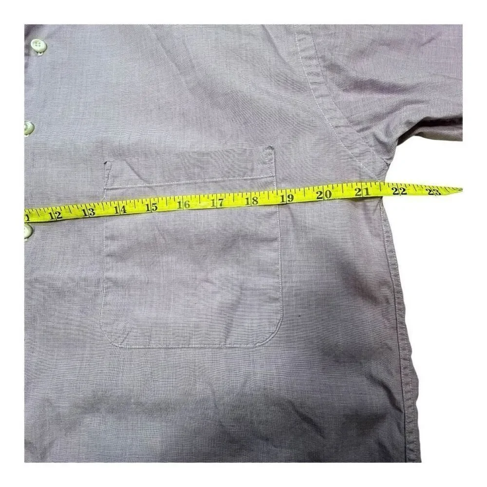 Coach Men's 100% Cotton Long Sleeve Button Up Dress Shirt Pink Size Small - Picture 7 of 11
